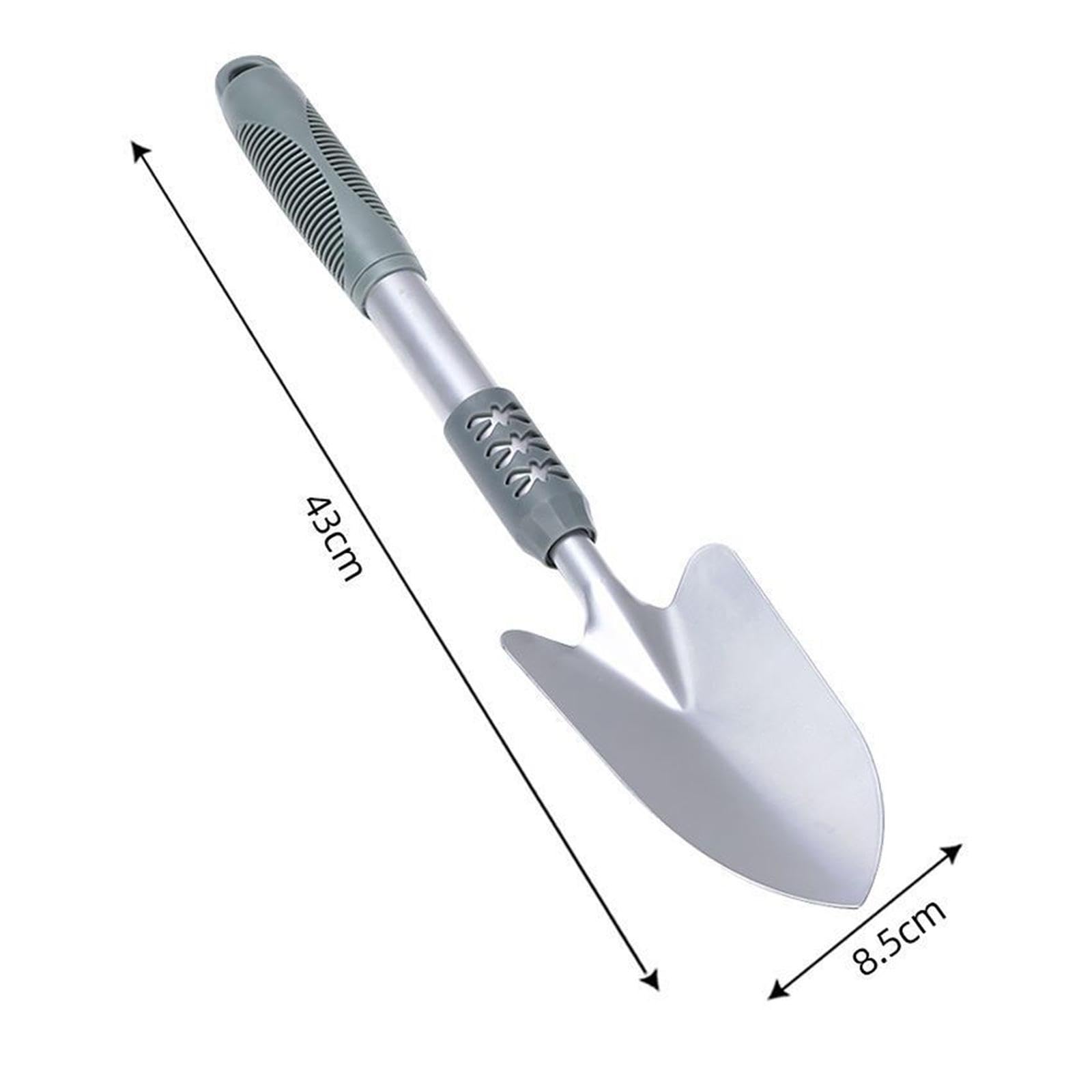 Attrezzi da giardinaggio Attrezzi da giardino Manico ergonomico Cazzuola da giardinaggio leggera Attrezzi manuali for piantare diserbo Scavare prato, 3 pezzi/784/1033 (Color : Wide spade)