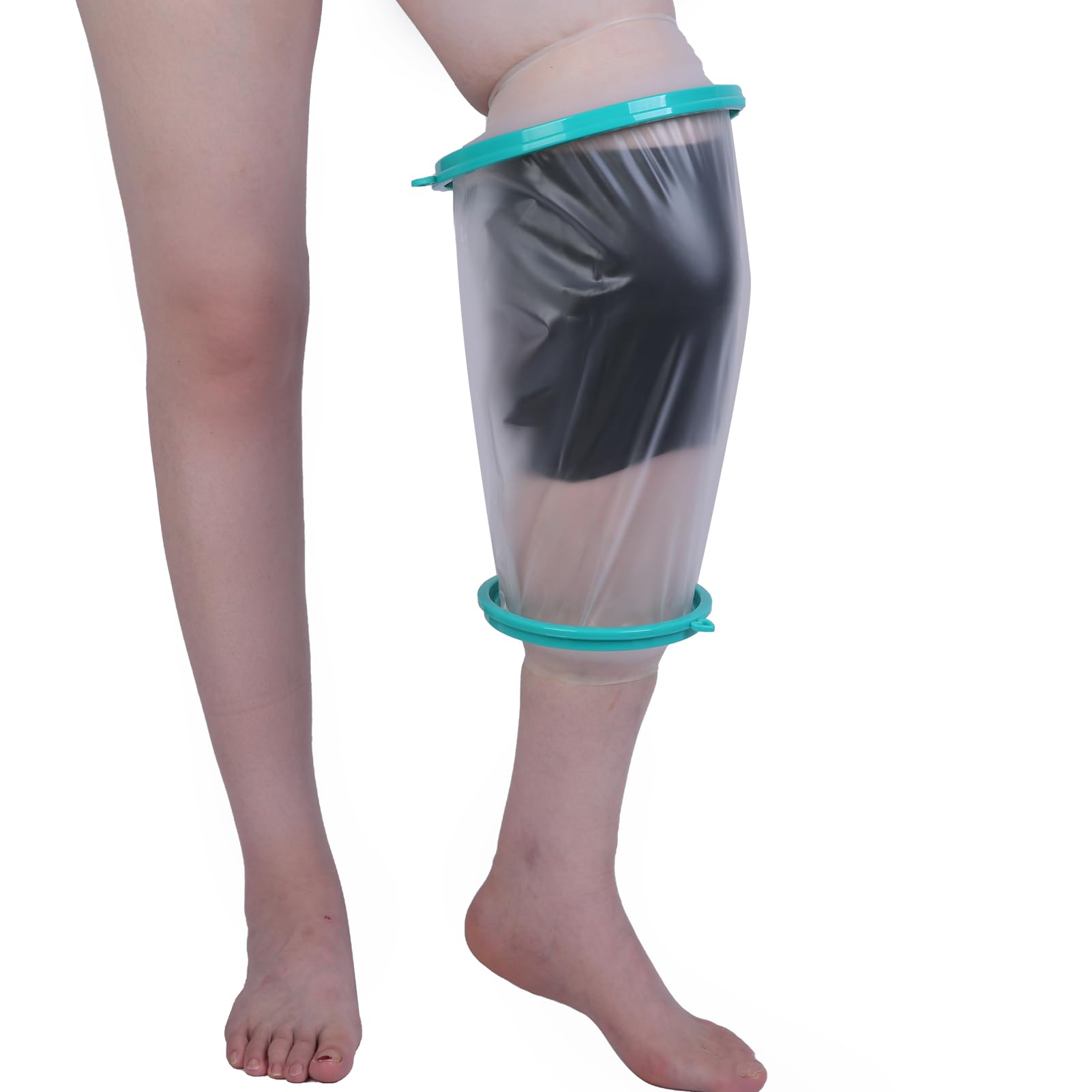 Waterproof Knee Cover for Shower Leg, Reusable Cast Cover Knee Brace