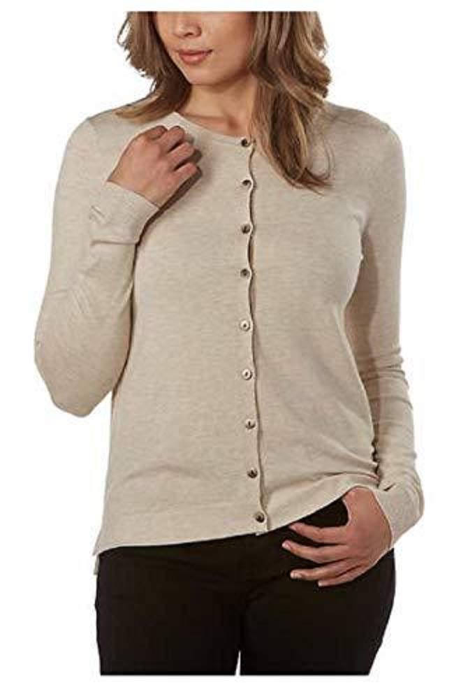 Kirkland Signature Ladies' Button Up Closure Soft Handfeel Cardigan