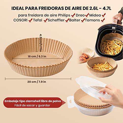 Imagen de BISNIE Papel de horno Para Freidora de Aire