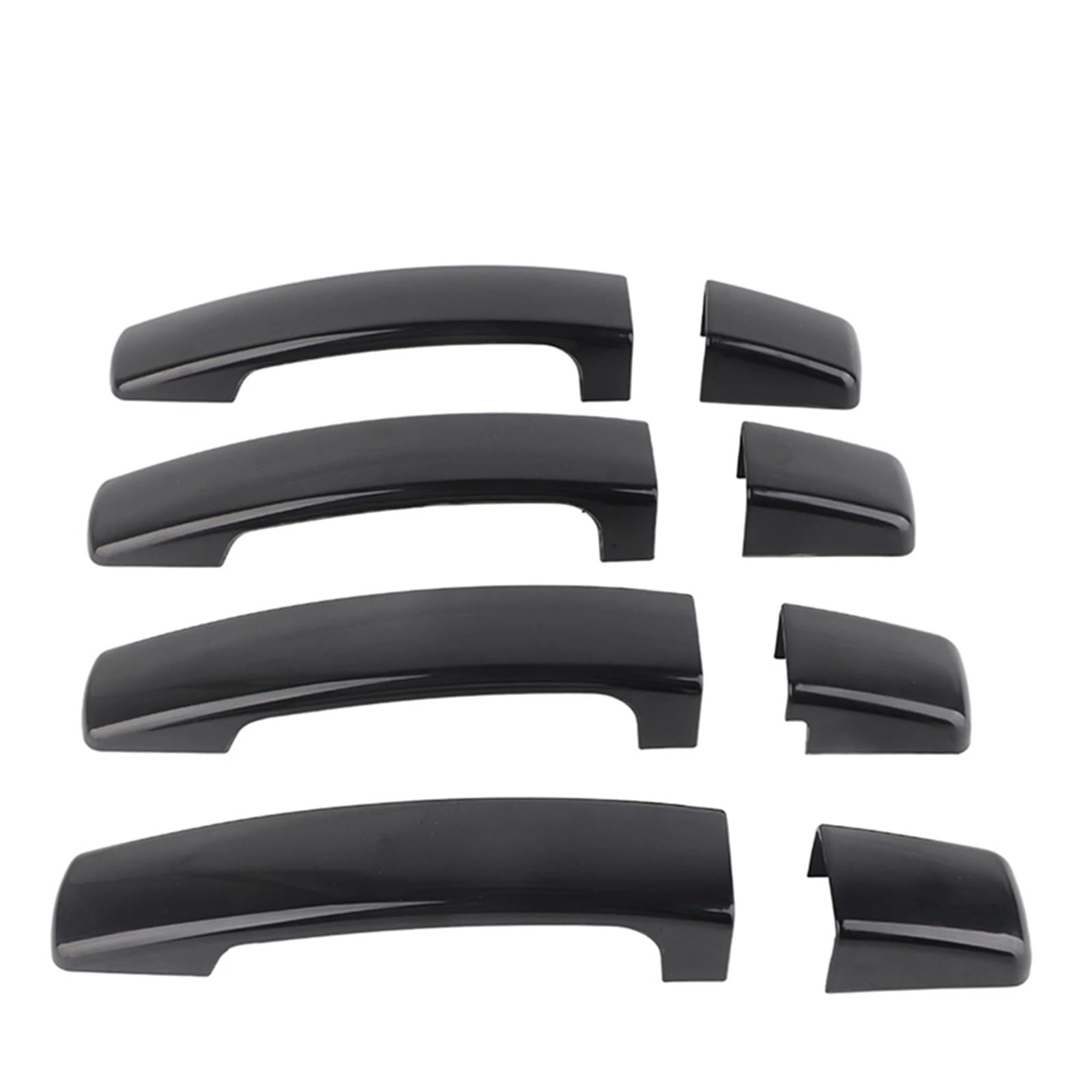 CFAYRLMS Door Pull Cover Compatible with Land for Rover for Freelander 2 for L359 Pre Facelift 2006-2010 Door Handle Cover 4pcs Car Glossy Black Exterior