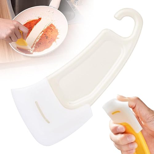 Miniatura 8 de Juego de espátulas de silicona de grado alimenticio para cocina, espátula de goma resistente al calor, herramienta de cocina raspadora sin arañazos