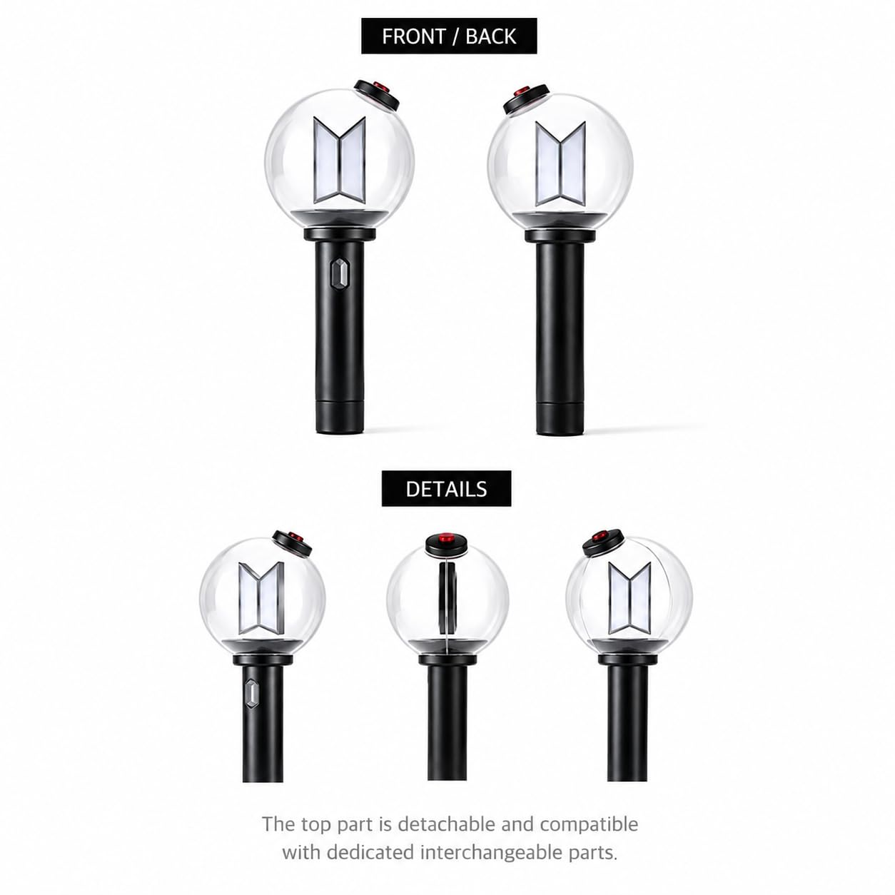 Amazon.com: KPOP HEAVEN B.T.S Official LIGHTSTICK VER.4 + 7
