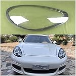 MSJL Car Transparent Automotive Headlight Covers Shell Headlights Lens Glass for Porsche Panamera 2014 2015 2016 (Color : 2PCS Left and Right)