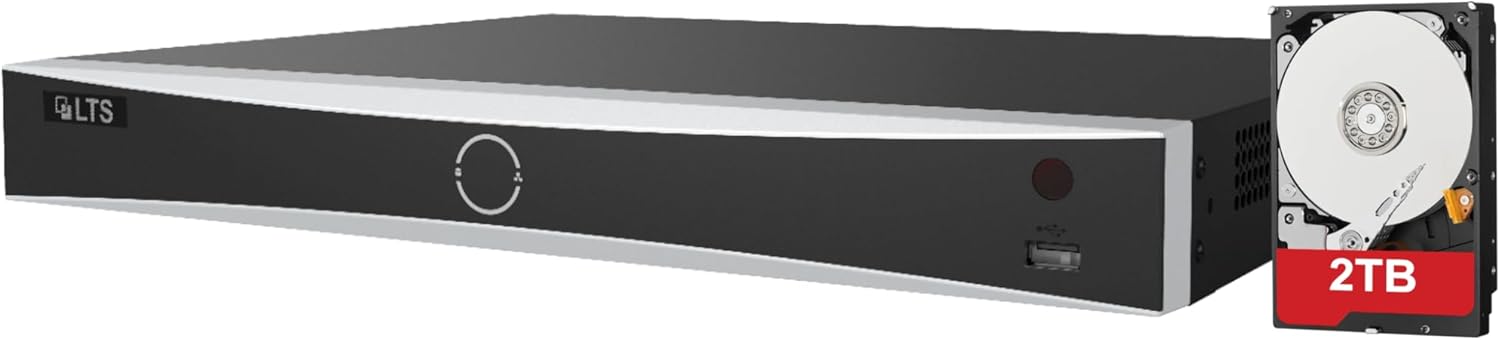 LTS LTN8716D-P16N 16 Channel PoE NVR Up to 12MP Human and Vehicle Detect H.265+ (LTN8716D-P16N-2TB)