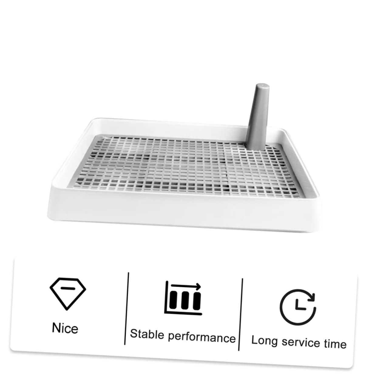 GRIRIW Dog Training Toilet Thickened Puppy Tray Household Dog Tray Puppy Accessory Easy to Clean