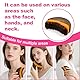 Lymphatic Contour Face Brush, Lymphatische Gesichtsbürste, Gesichts Lymphdrainage Massagegerät, Trockenbürsten Gesichtsbürste, Lymphatic Drainage Face Brush, für Lymphdrainage und Gesichtskontur