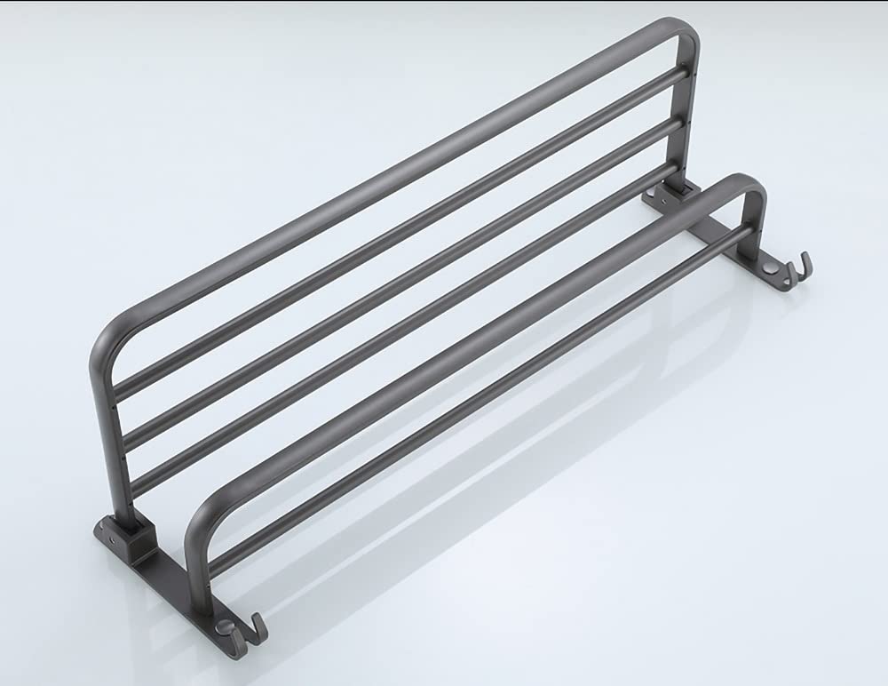 Rack de serviette de salle de bain mural et porte-pliage