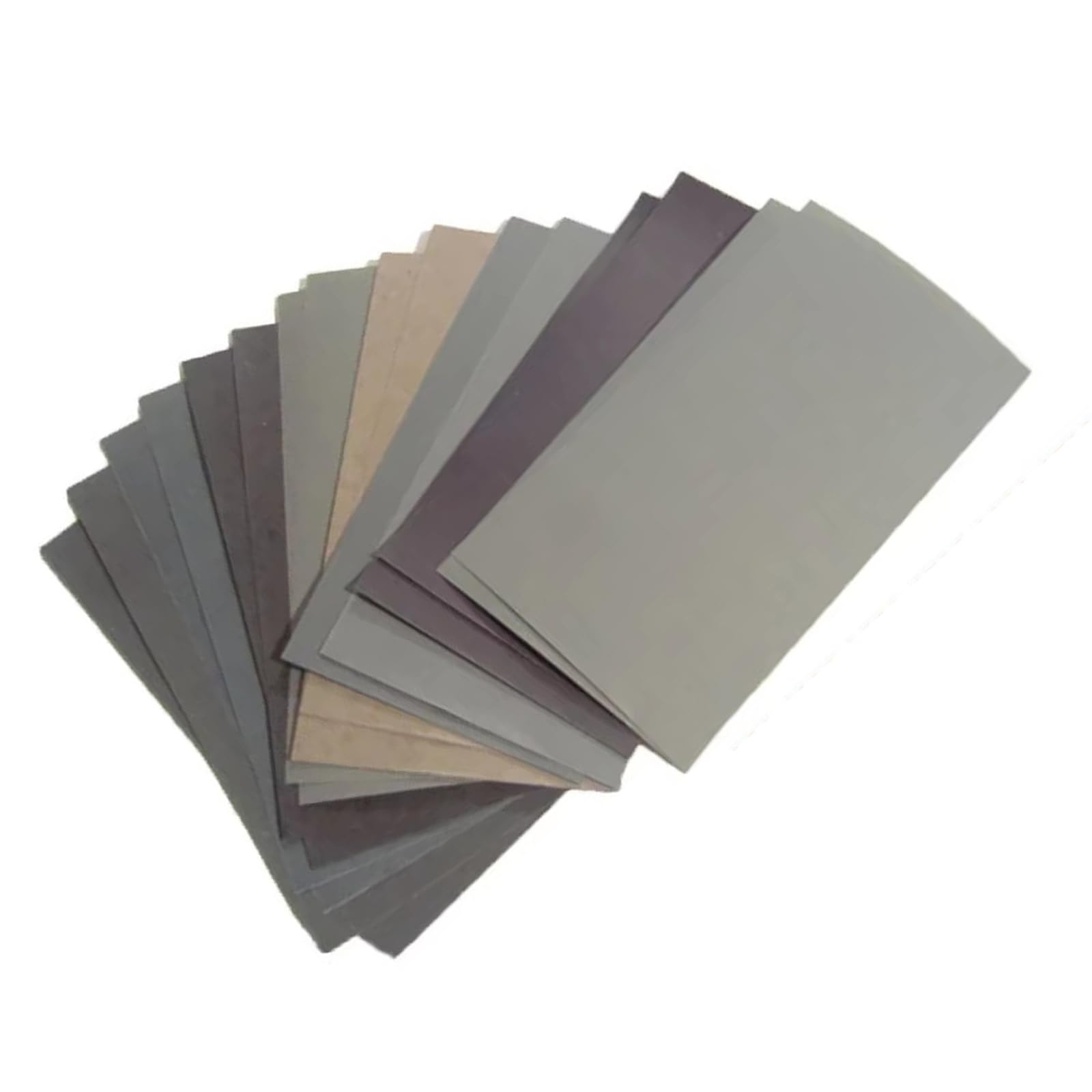 Alloneslife 15Pcs Economical Abrasive Sandpaper For Dry Wet Grinding Fine Finishing Polishing On Metal Wood Glass Ceramic Stone Car Body Sandpaper