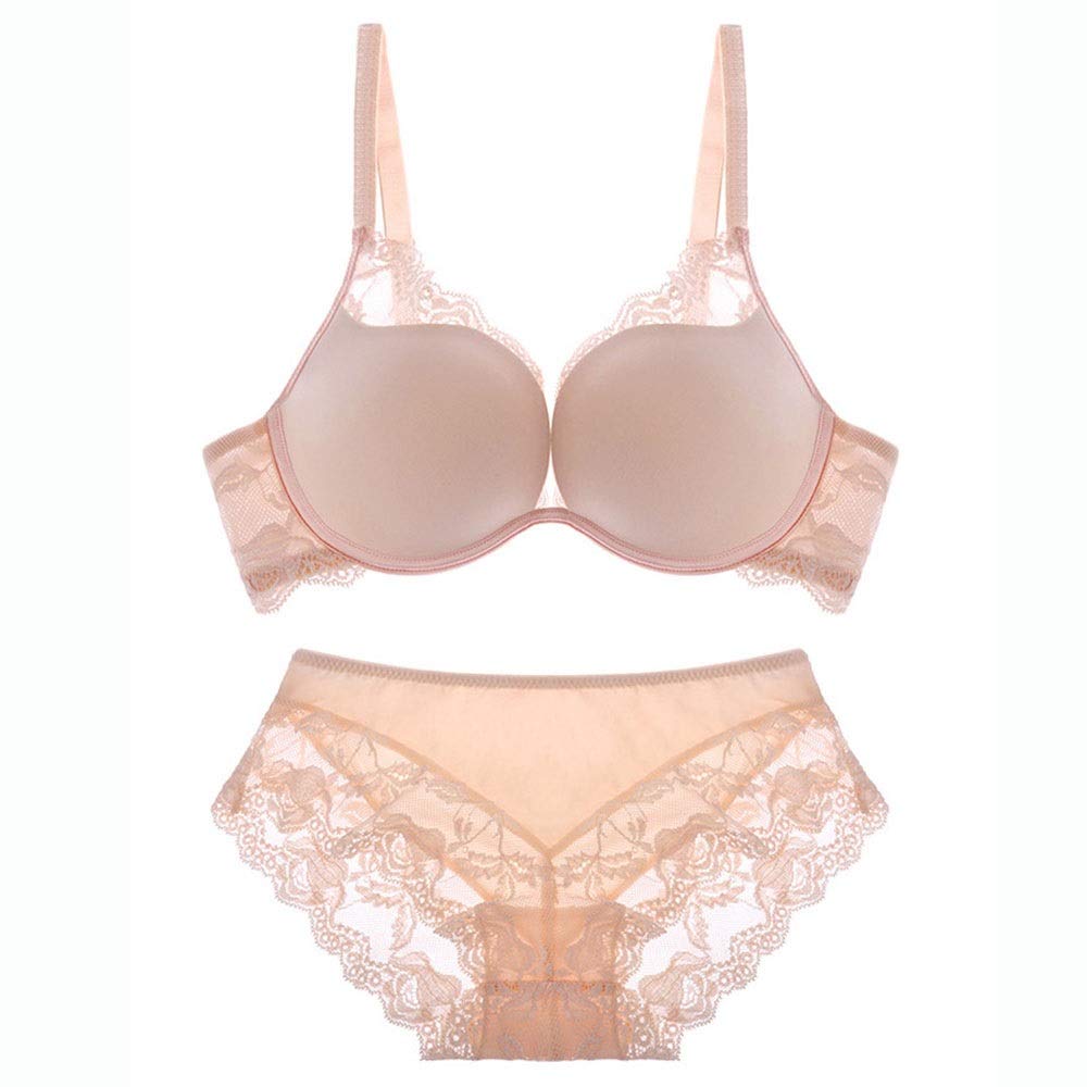 ZHHk Comfortable Bra Lingerie Sexy Lace Fashion Gather Close Bra Bra Furu Breathable Thira (Size : 80B)
