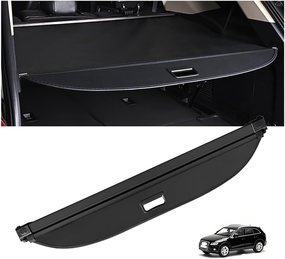 Photo 1 of Retractable Cargo Cover Compatible with Audi Q5 2018-2025, Trunk Cargo Cover for SUV, Upgraded Anti-Peeping Waterproof Leather Luggage Privacy Screen All-Season Use