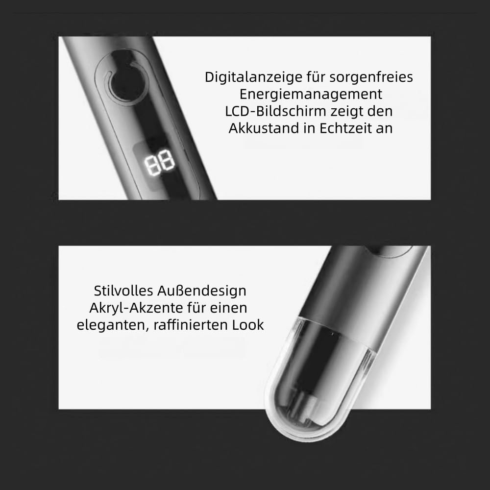 Mr. Bold Pro Nasen & Ohrhaartrimmer für Männer & Frauen - Präzis, Hautfreundlich, USB Wiederaufladbar, für Alltag & Reise