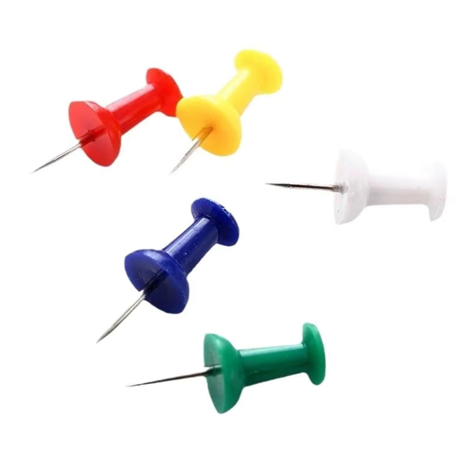 Push Pins 100Pcs Colorful Plastic Decorative Pushpins