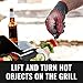 Grillaholics Barbecue Gloves, Top Cooking Gloves in Barbeque Grilling Accessories, 660°F Heat Resistant with ThermoMatrix™ Silicone, Protect Your Hands with BBQ Oven Mitts