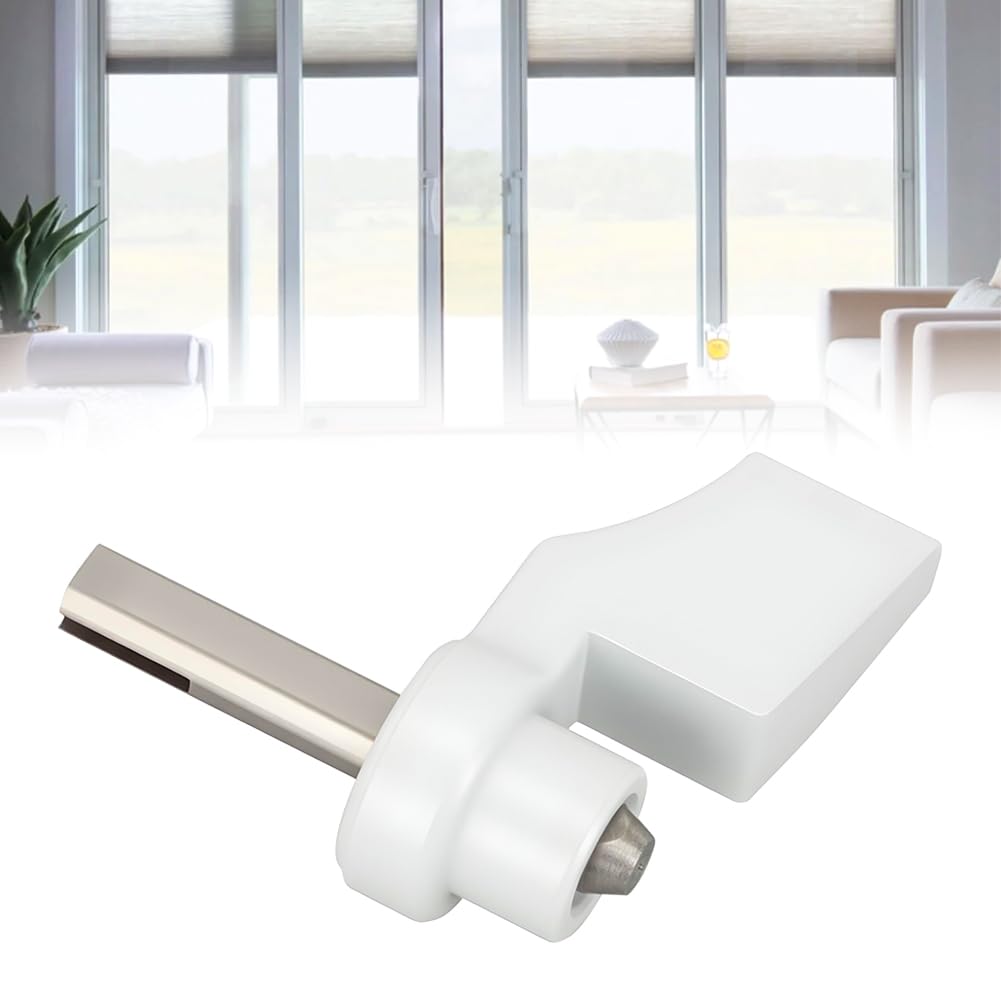 Sliding Door Thumb Turn Door for Pella Interior Handles Lock Knob (White)