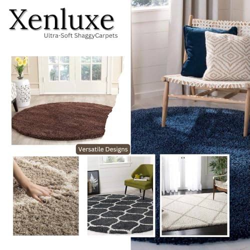 Image of 2x8 feet Soft Runner Rug for Living Room and Bedroom, Modern Indoor Floor Carpet with Non-Slip Backing, Comfortable Decorative Home Decor Rug, Easy Clean & Durable- (Zero Ivory, Rectangular)