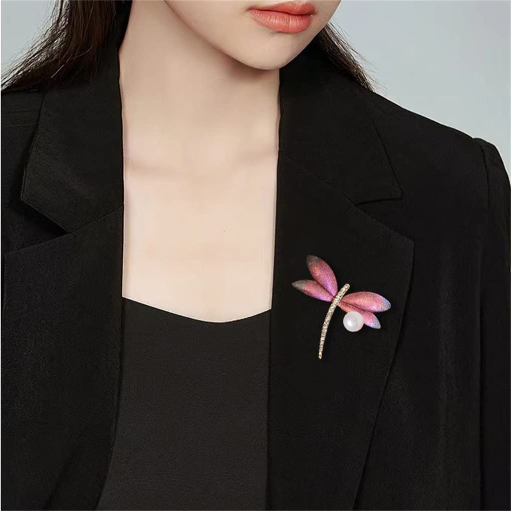 Libelle Perlen Brosche weibliche Corsage Pin Pullover Anzug personalisierte Schal Schnalle Zubehör