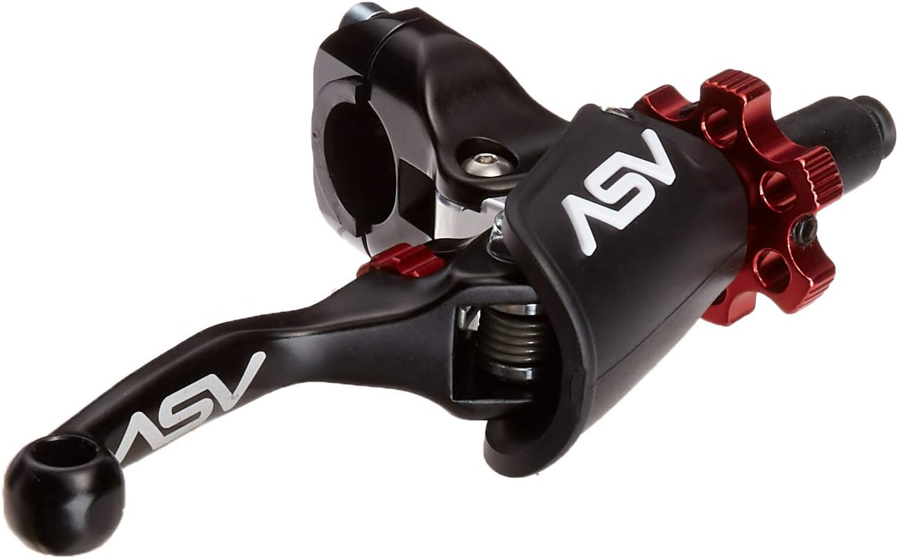 ASV Unbreakable F4 Quad ATV Clutch Lever w/PRO Perch # CD F406PX - Black