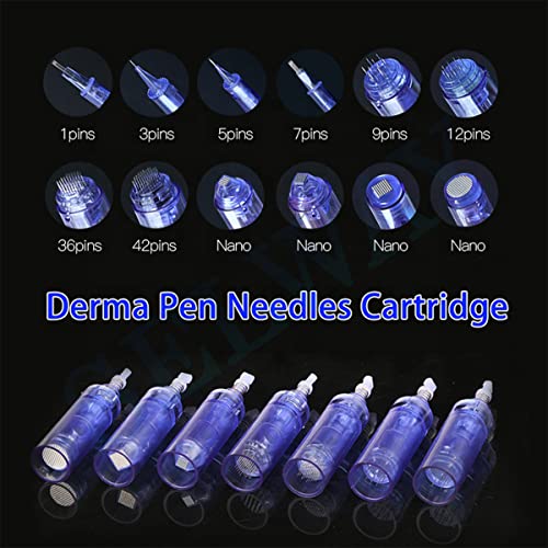 Image of SELWAY Ultima Derma Pen Replacement Disposable 12, 36 And NANO Pin Micro Needle Cartridge For A1 /A6 /M5 /M7 /N2 (Pack of 15, A6 Nano Round Needle)