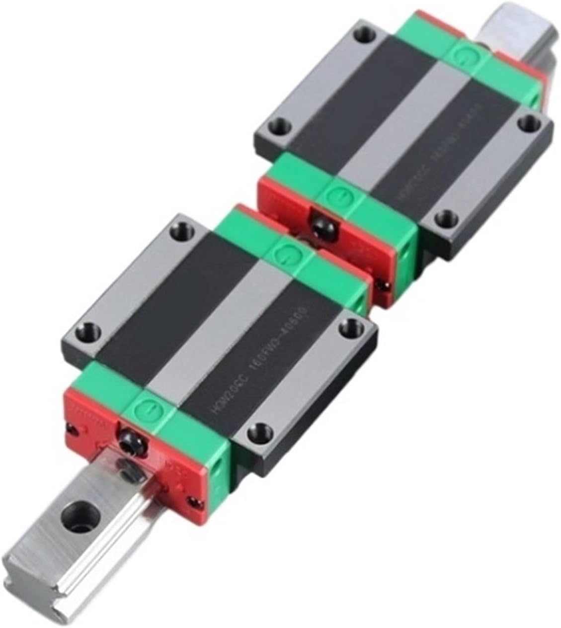 Sliding Rail Linear Bearing Slider Block 1pcs Linear Guide Rail HGR20 Length 1800mm + 2pcs HGW20CC Flange Carriage Slider Block