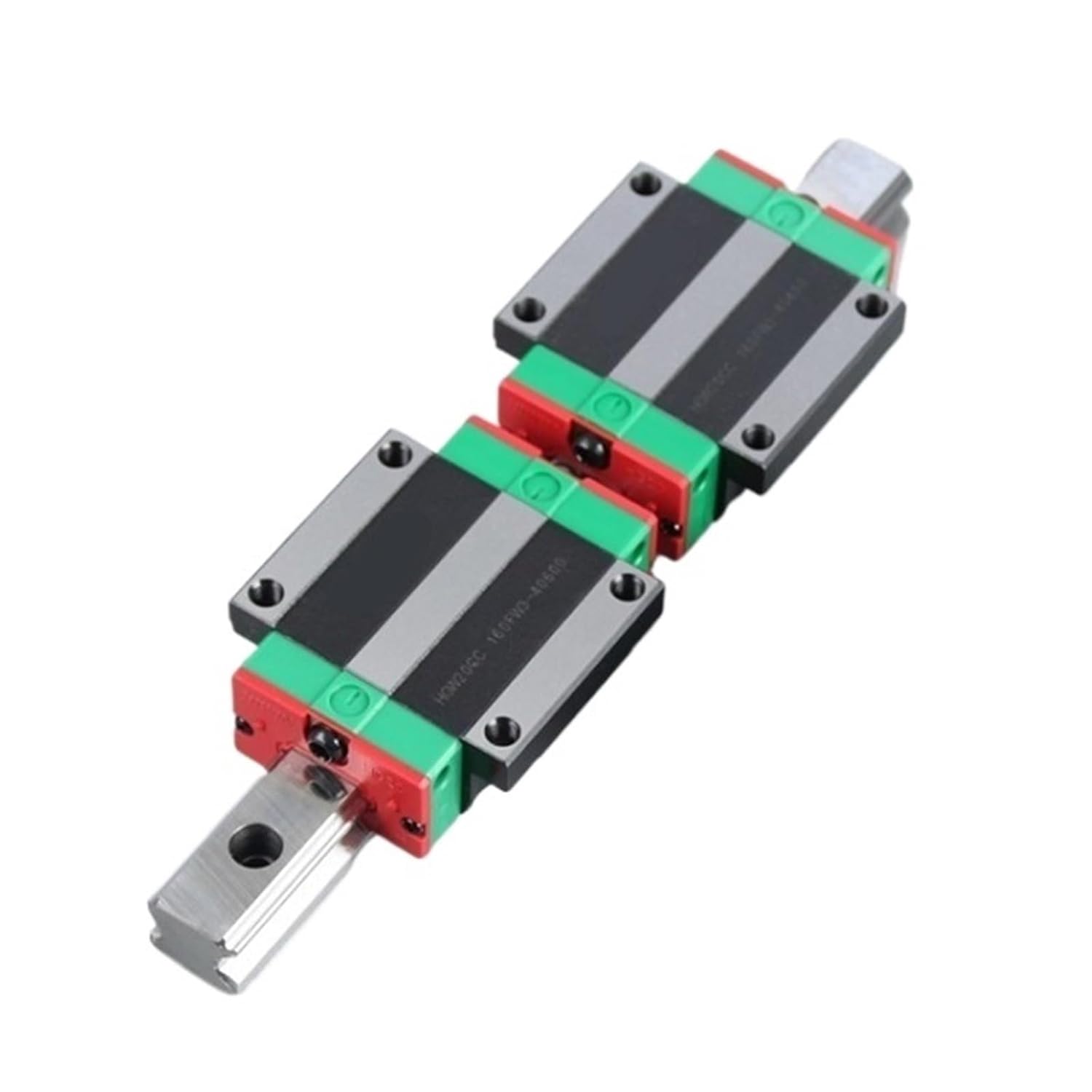 Sliding Guides Linear Motion Guides 1pcs Linear Guide Rail HGR20 Length 1800mm + 2pcs HGW20CC Flange Carriage Slider Block