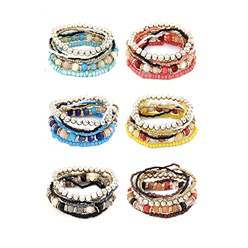 Bracelets extensibles Boehmia ajustables sans fermoir pour femme pressée