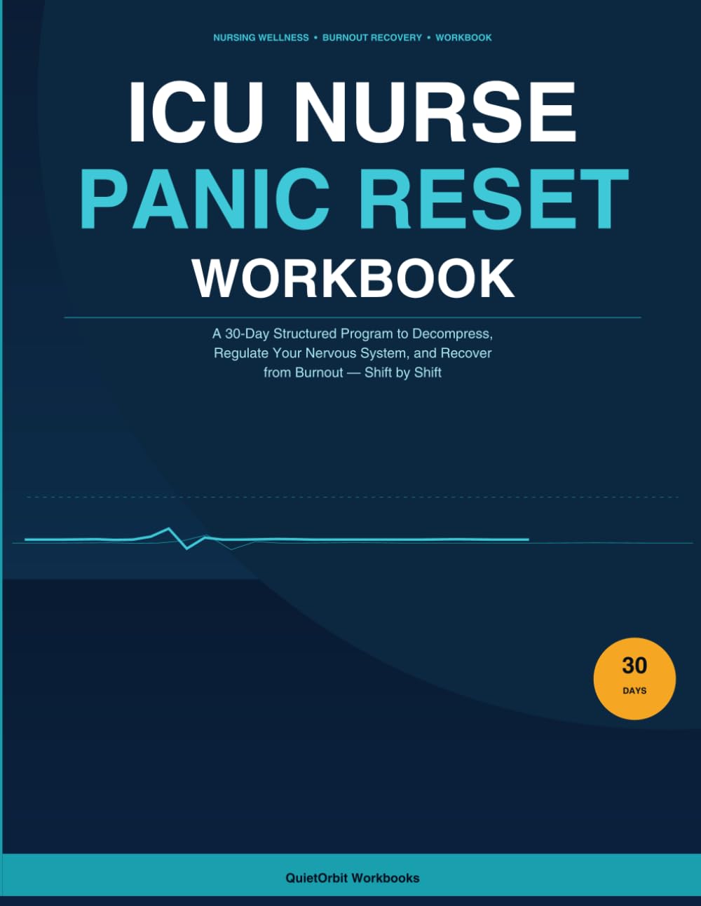 ICU Nurse Panic Reset Workbook: A 30-Day Structured Program to Decompress, Regulate Your Nervous System, and Recover from Burnout — Shift by Shift (Nurse Wellness Reset Workbooks)