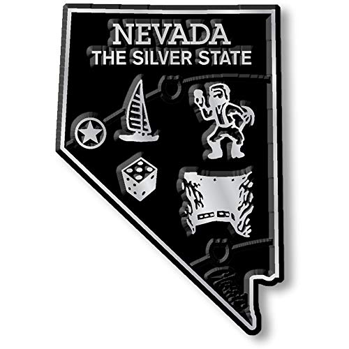 Imán decorativo pequeño de Nevada clásico
