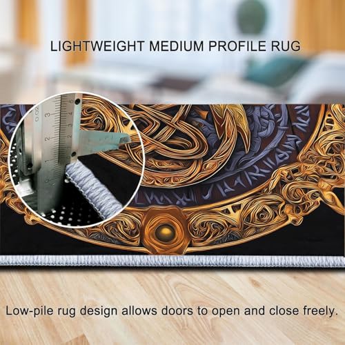 Tapis de sol pour couloir lavable et anti-glisse noir - 7