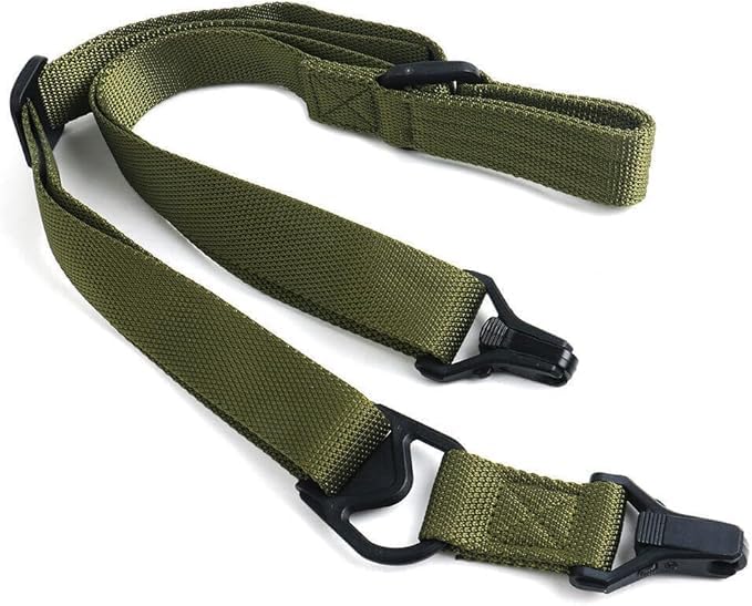 Field Sport 2-Point Tactical Gun Sling, 1.2 Inch Wide, OD Green, Quick Adjust, 34-63 Inch Length
