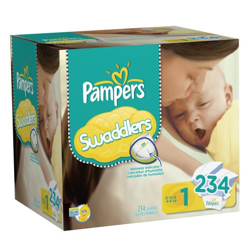 Image of Pampers Swaddlers Disposable Diapers Size 3, 136 Count