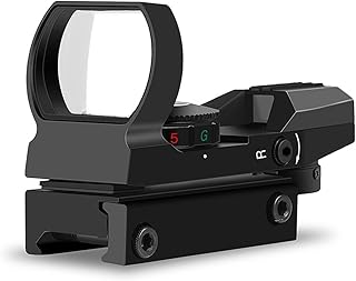 HD101 Red Green Point Gun Scope Reflex Reticle Tactical Scope with 11/20mm Rail - Yuvfireer