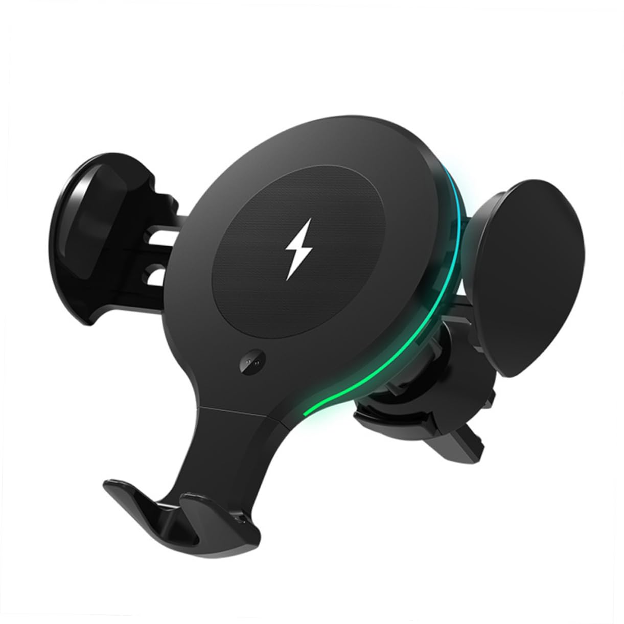 SHINEOFI Caricatore per Macchina Wireless da 10w Supporto per Telefono Auto, Ricarica Automatica e Porta Telefono per Cruscotto o Bocchetta D'aria in Abs e Pom