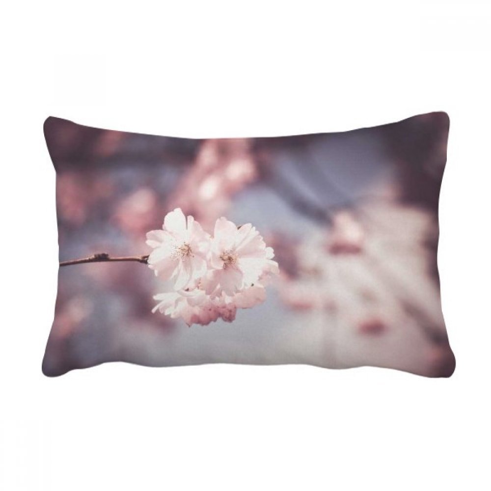 Oreiller lombaire motif floral rose sur votre canapé déco salon cocooning