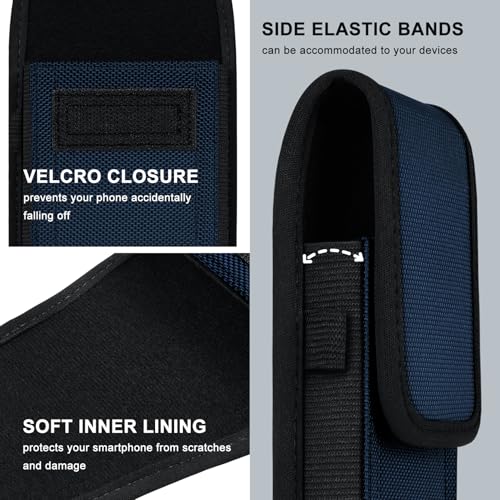 Image of ykooe Cell Phone Belt Holder Holster Case for iPhone 17 16 15 14 13 12