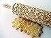 DAMASK Rolling Pin. Embossed cookies with flowers DAMASK PATTERN. Wooden embossing rolling pin with ORIENTAL FLOWERS for Homemade Cookies and Pottery by Algis Crafts