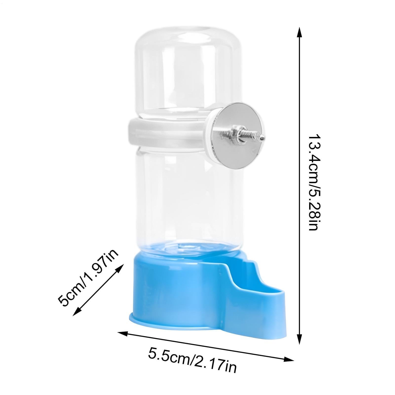 Fontanella per gatti, Mangiatoia for abbeveratoio for uccelli da interno 5, x 13,4 cm for pappagalli pappagallini canarini fringuelli piccioncini(Blue)