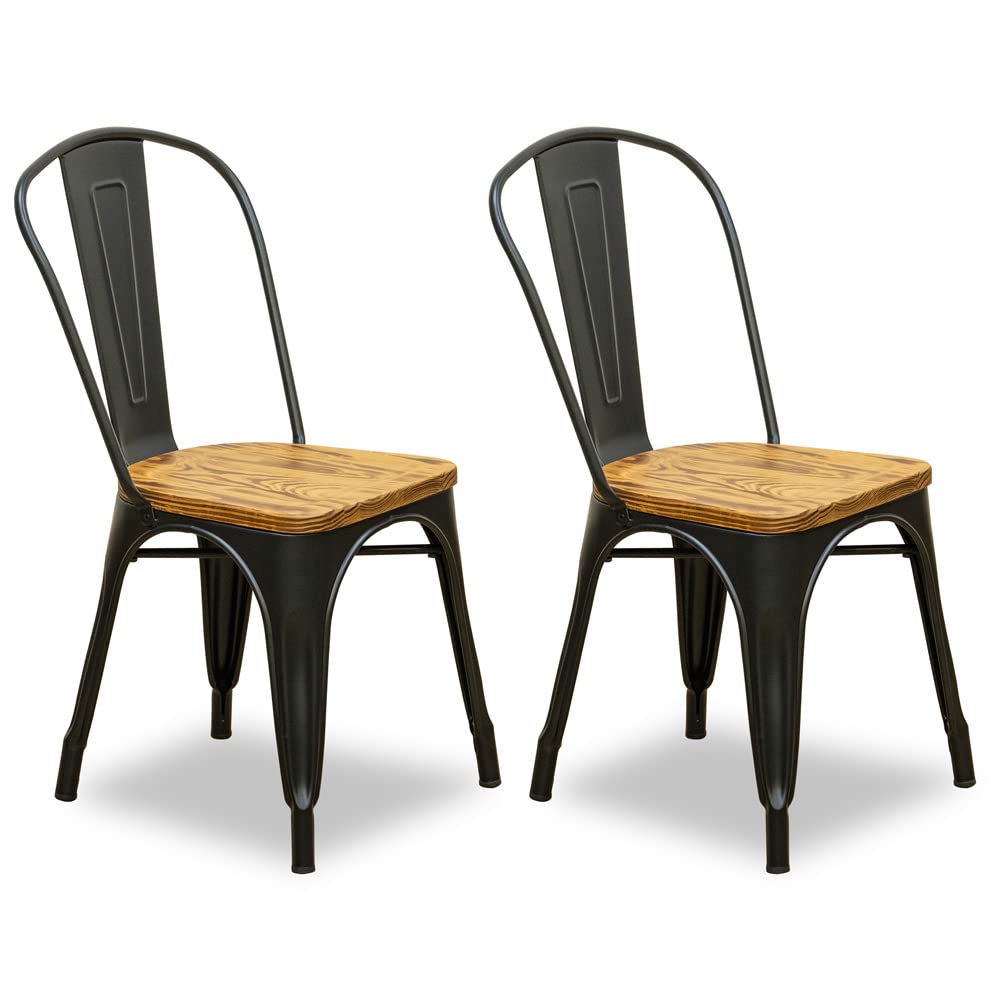 Amazon｜ダイニングチェア 2脚セット 座面高約43.5cm 完成品  