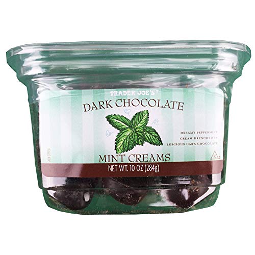 Trader Joe's Dark Chocolate Mint Creams No Artificial Colors or Flavors No Preservatives