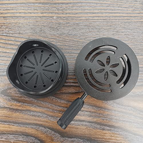 NOBLE HOOKAH Shisha Kopf Set Eloxiertes Aluminium Smokebox Shisha Zubehör mit 7-Loch-Silikon Shisha Kopf Phunnel – Bild 6