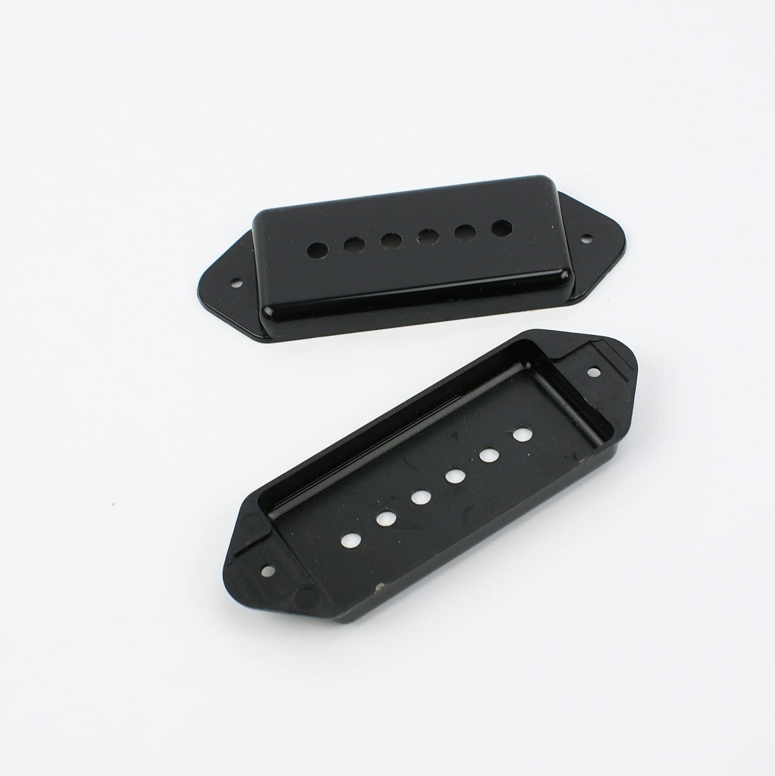 Amazon.com: A Pair of P-90 p90 Dog-ear Guitar Pickup Covers BLACK