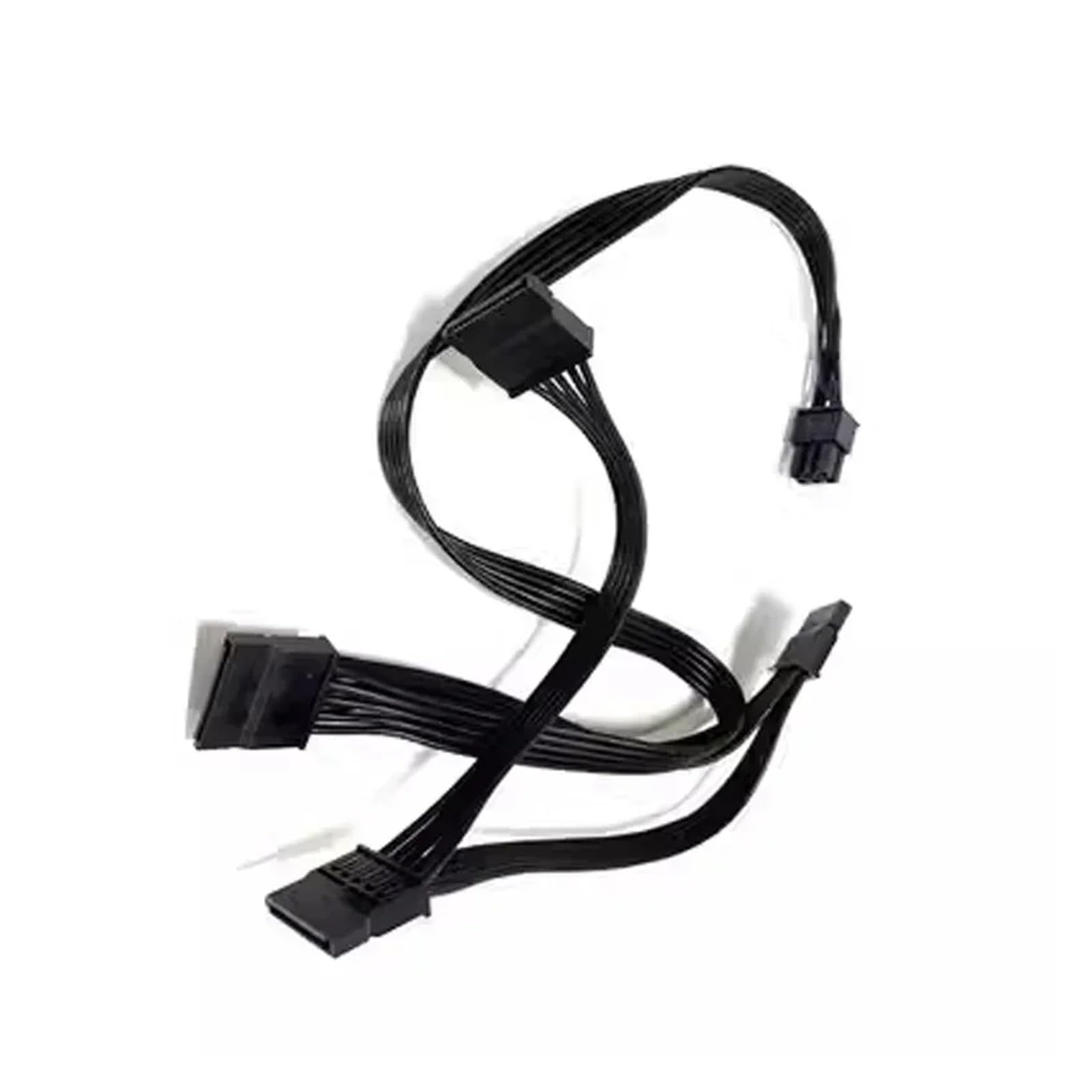 ZHANGLH 8/6P a GPU8 (6+2) pines CPU8pin (4+4) pines SATA IDE Molex Cable de alimentación para Segotep GM650 GM750 GM850 1000W 1250W Series Módulo (6Pin a 3 SATA)