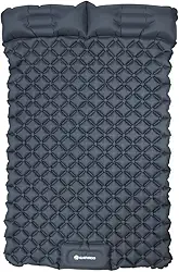 GUEPARDO, Colchonete Inflável de Casal 195x120x5,5cm em Nylon com TPU para Camping e Viagens, DOTT