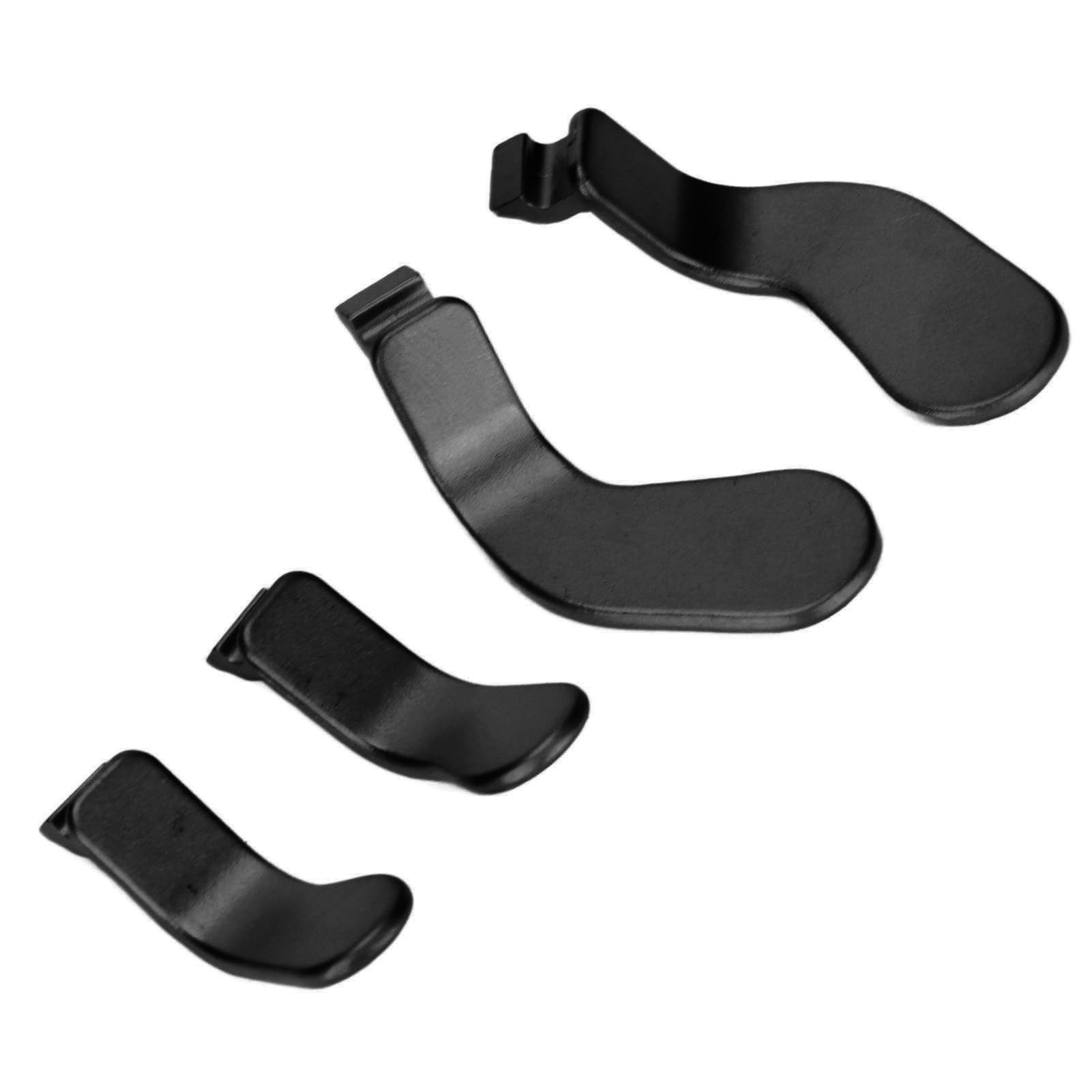 Łopatki do Kontrolera Wysokiej Jakości Metalowy Materiał ze Stali Nierdzewnej 4 Szt. do Kontrolerów Paddles Kompatybilny z Kontrolerami Bezprzewodowymi One Series 2.(czarny)