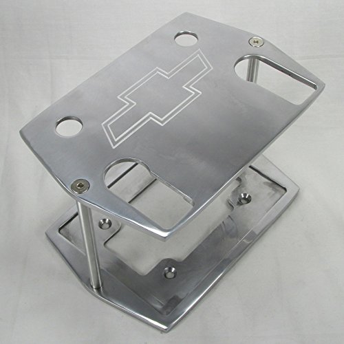 Billet Aluminum Optima Battery Tray Holder Box Chevy"Bowtie" Logo