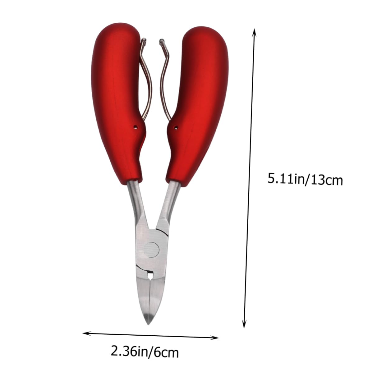 WOFASHPURET Heavy Duty Toenail Nippers Professional Clipper for Thick Brittle Nails Ergonomic Long Handle Design for Easy Control Precision Trimming