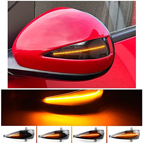 2 pièces Indicateurs clignotants dynamiques LED clignotants Cover