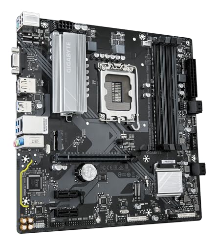 Image of GIGABYTE B760M D3HP DDR4 Motherboard - Supports 14th Gen Intel Core Processors, 4+1+1 Phase Digital VRM, up to 5333MHz DDR4 (OC), 2xPCIe 4.0 M.2, GbE LAN, USB 3.2 Gen1
