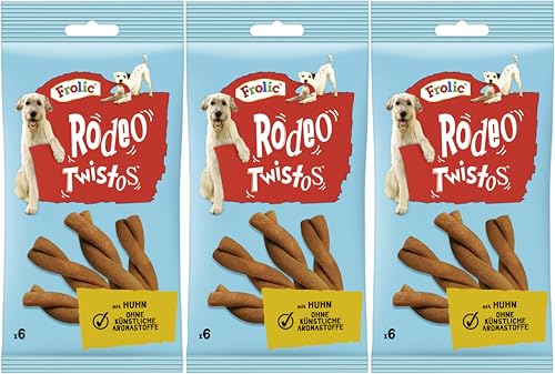 FROLIC™ Rodeo™ TWISTOS™ Beutel Huhn 3 x 6 Stück
