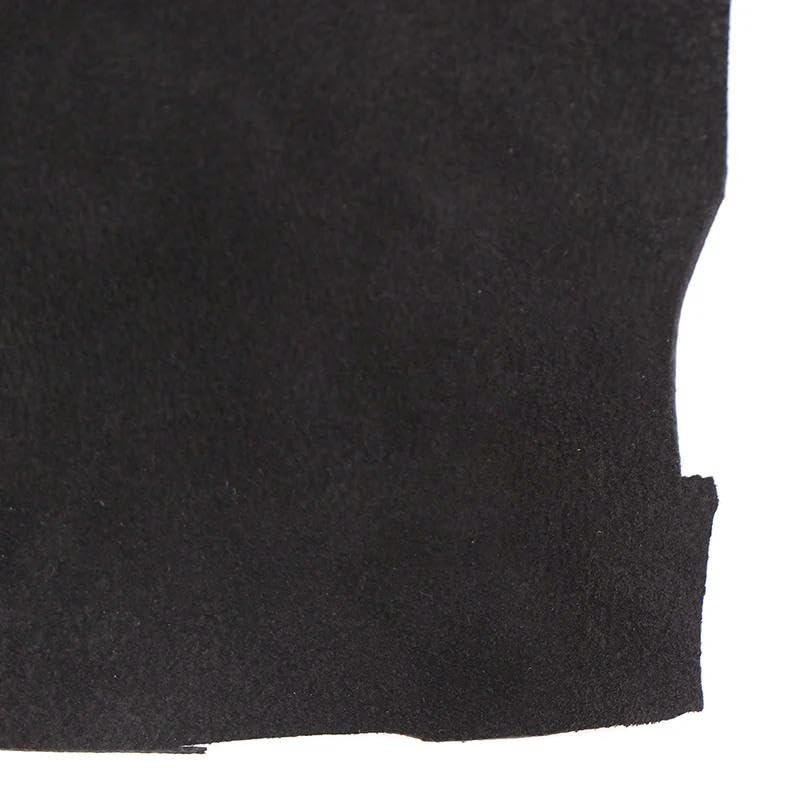 Poltrona in vera pelle di capra nera | Leroy Merlin